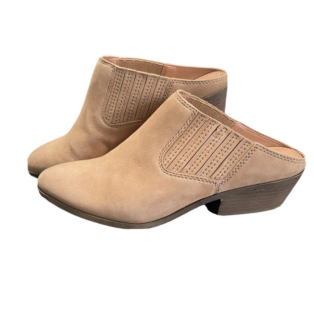 Frye Pointed-Toe Leather Mules | 8.5